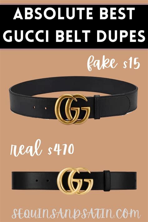 best dupe gucci belt|Gucci Belt Look.